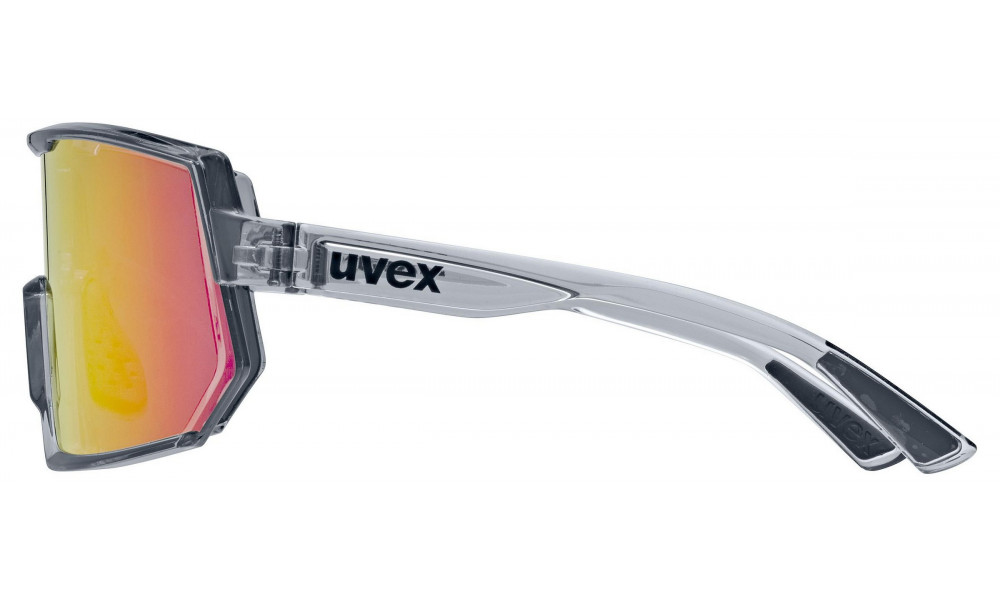 Lasit Uvex sportstyle 235 smoke transparent / mirror red - 2