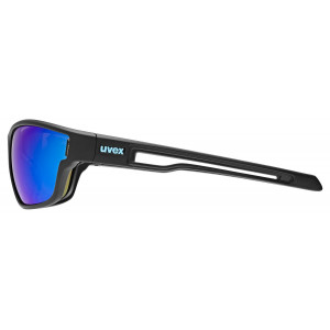 Lasit Uvex sportstyle 806 black matt / mirror blue