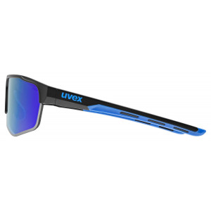 Lasit Uvex axos set black mat / mirror blue