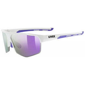 Lasit Uvex axos set white matt / mirror purple