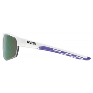 Lasit Uvex axos set white matt / mirror purple