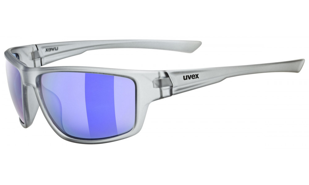 Lasit Uvex sportstyle 230 smoke transparent / mirror blue - 1