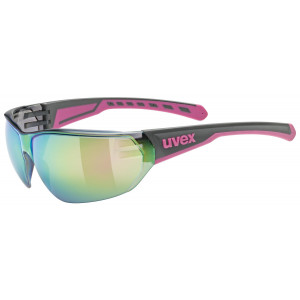 Lasit Uvex equate grey-pink matt / mirror pink