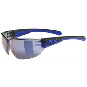 Lasit Uvex equate black-blue matt / mirror blue