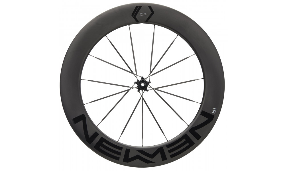 Etupyörä NEWMEN Streem Carbon TT.80 VONOA 622 15H Road SP C-Lock 12x100 