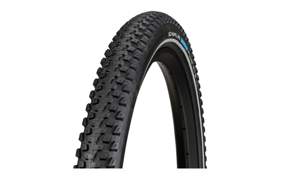 Rengas 26" Schwalbe Marathon Plus MTB HS 468, Perf Wired 54-559 / 26x2.10 Black-Reflex - 2