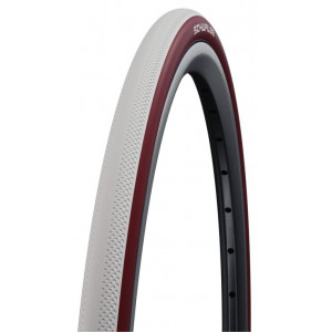 Rengas 26" Schwalbe Dunk King HS 612, Evo Fold. 25-590 / 26x1.00 White-Bordo