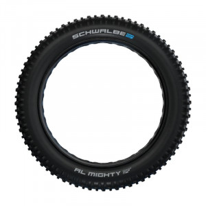 Rengas 26" Schwalbe Al Mighty HS 613, Evo Fold. 120-559 / 26x4.80 Super Ground Addix SpeedGrip Studded Rengas 26" Schwalbe Al Mighty HS 613, Evo Fold. 120-559 / 26x4.80 Super Ground Addix SpeedGrip Studded