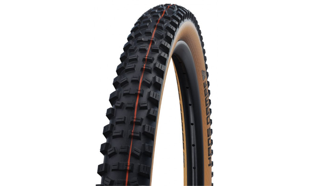 Rengas 27.5" Schwalbe Hans Dampf HS 491 Evo Fold TLE 65-584 / 27.5x2.60 Super Trail Addix Soft Bronze-Skin - 1