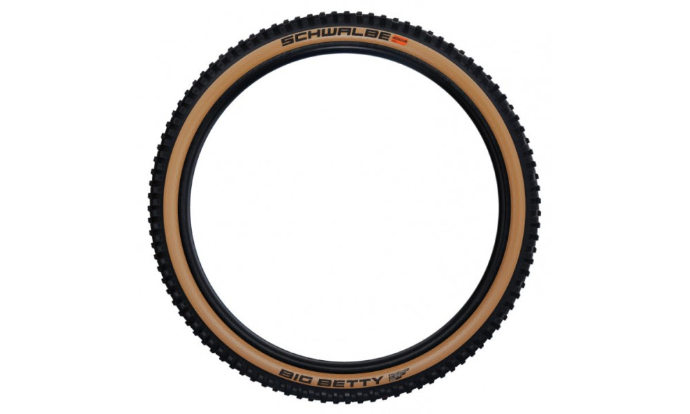Rengas 27.5" Schwalbe Big Betty HS 608 Evo Fold TLE 62-584 / 27.5x2.40 Super Gravity Addix Soft Bronze-Skin - 2