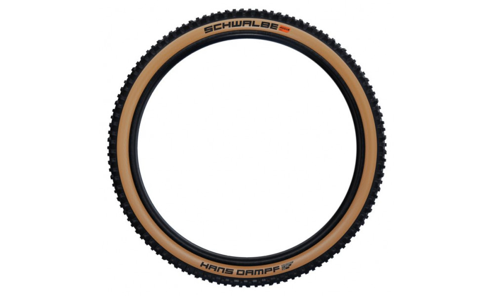 Rengas 27.5" Schwalbe Hans Dampf HS 491 Evo Fold TLE 60-584 / 27.5x2.35 Super Trail Addix Soft Bronze-Skin - 2