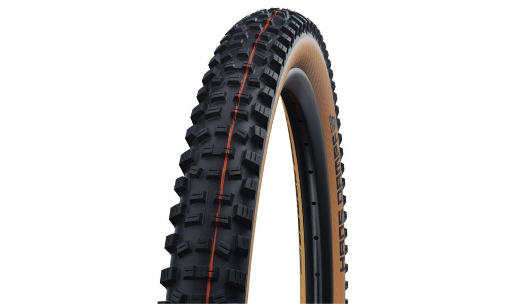 Rengas 29" Schwalbe Hans Dampf HS 491 Evo Fold TLE 60-622 / 29x2.35 Super Trail Addix Soft Bronze-Skin - 1