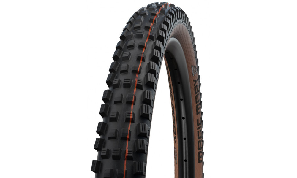 Rengas 29" Schwalbe Magic Mary HS 447 Evo Fold TLE 62-622 / 29x2.40 Super Gravity Addix Soft Bronze-Skin 
