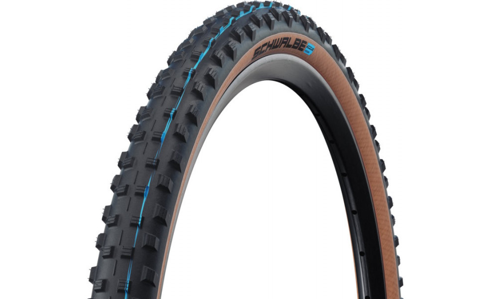 Rengas 29" Schwalbe Dirty Dan HS 417A Evo Fold TLE 60-622 / 29x2.00 Super Race Addix SpeedGrip Transparent-Skin 