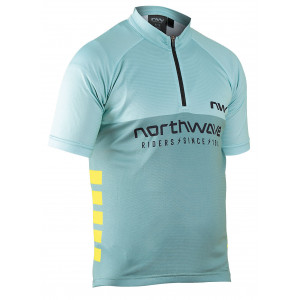 Pyöräilypaita Northwave Force EVO Junior S/S blue surf