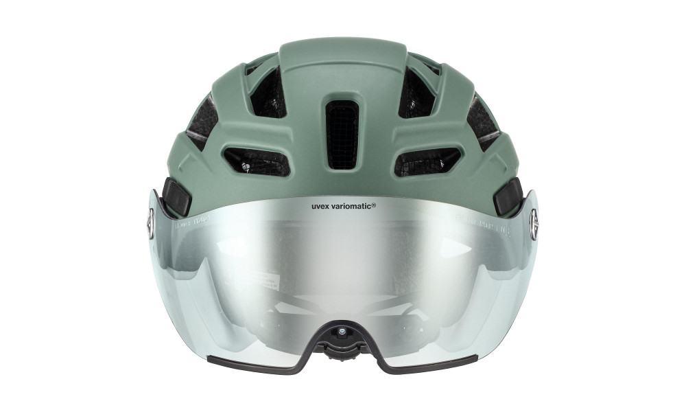 Kypärä Uvex finale visor V moss green-cloud matt - 6