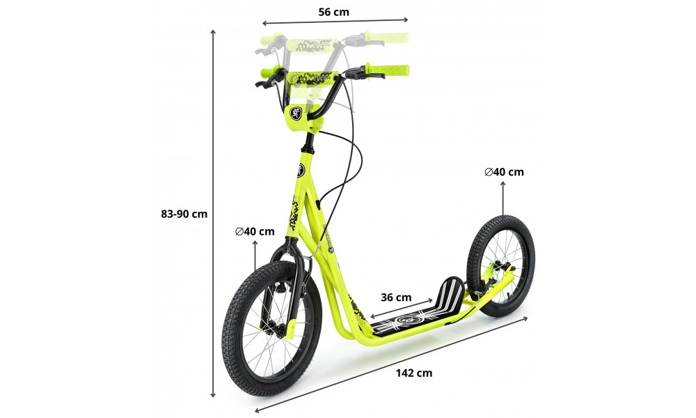 Potkupyörä HyperMotion Runkie 16" yellow - 13