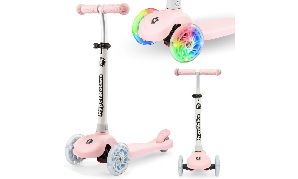 Potkupyörä HyperMotion Tringo LED pink - 9