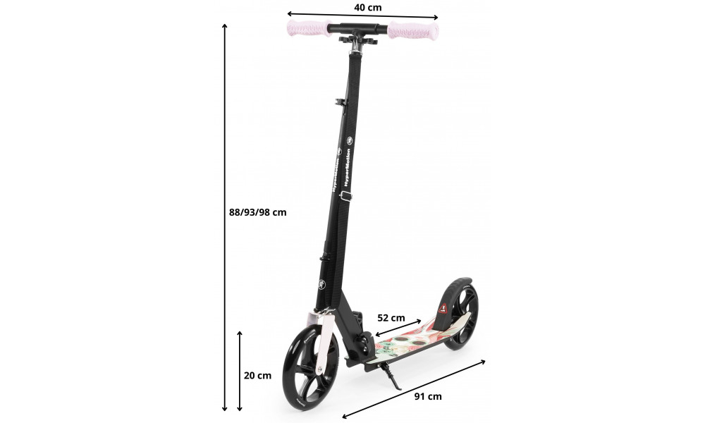Potkupyörä HyperMotion Vibe black-pink - 11