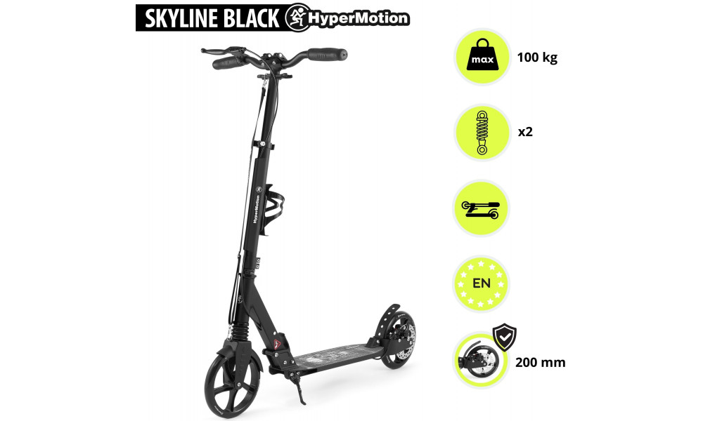 Potkupyörä HyperMotion Skyline black - 3