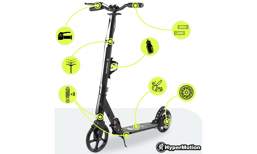 Potkupyörä HyperMotion Skyline black - 9