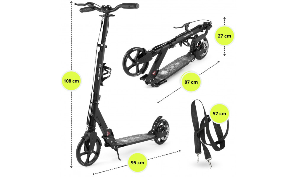 Potkupyörä HyperMotion Skyline black - 11