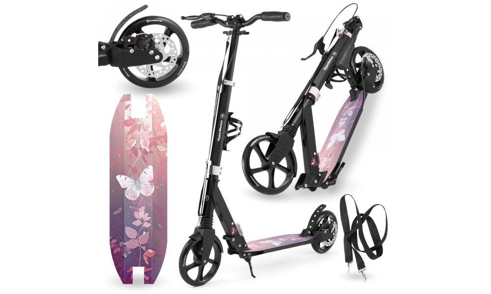 Potkupyörä HyperMotion Skyline black-pink - 10