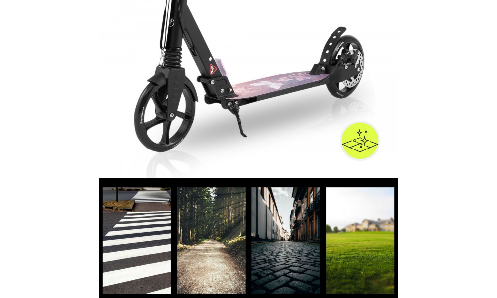 Potkupyörä HyperMotion Skyline black-pink - 11