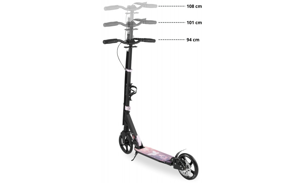 Potkupyörä HyperMotion Skyline black-pink - 12