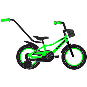 Polkupyörä Karbon Comet 14 green neon
