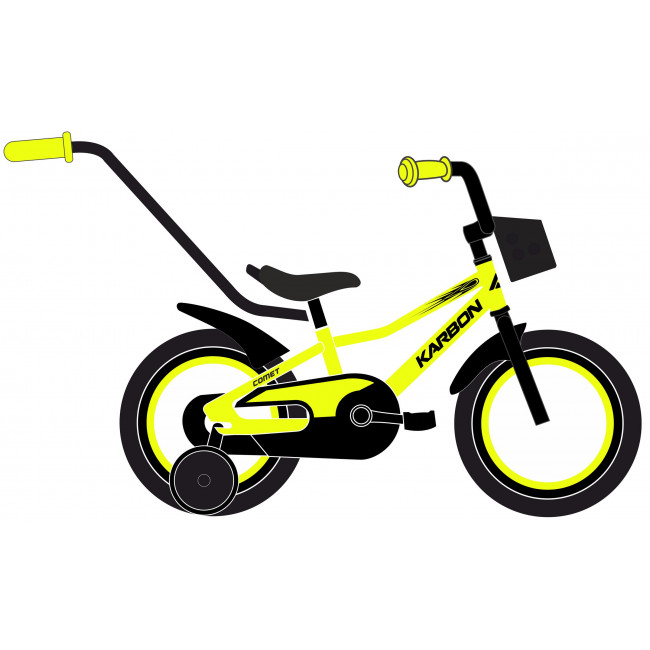 Polkupyörä Karbon Comet 14 lime