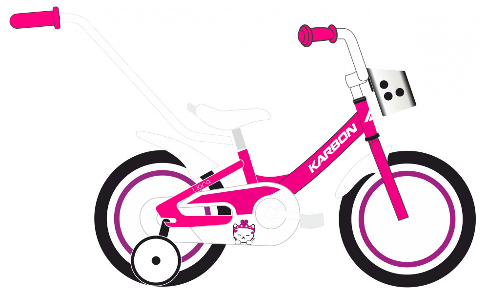 Polkupyörä Karbon Tiara 18 pink 