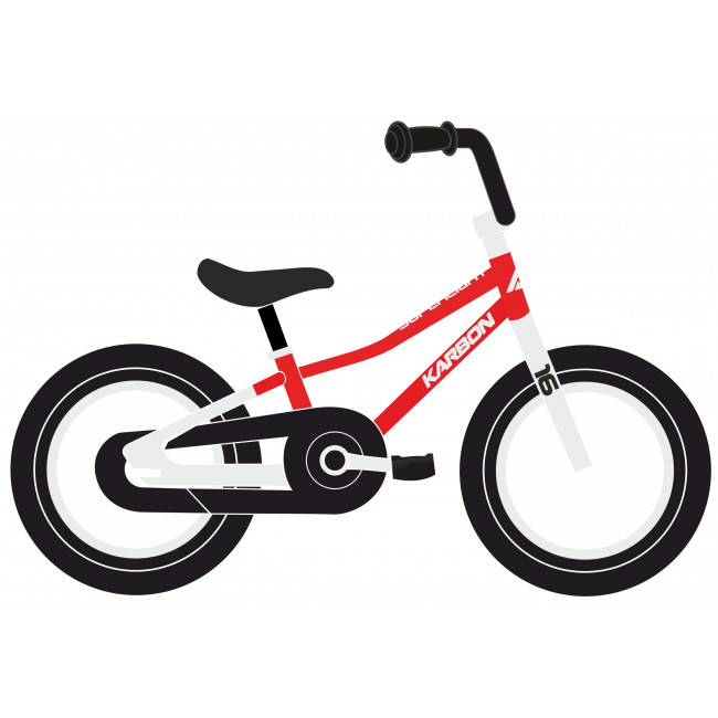 Polkupyörä Karbon Superlight 16 red