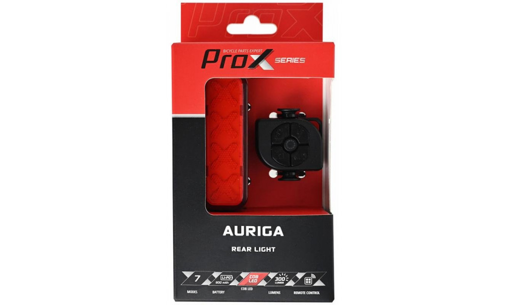 Takavalo ProX Auriga COB LED Brake Alarm 300Lm Memory USB - 2