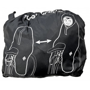 Sadeponcho Bellelli rear seat black-yellow