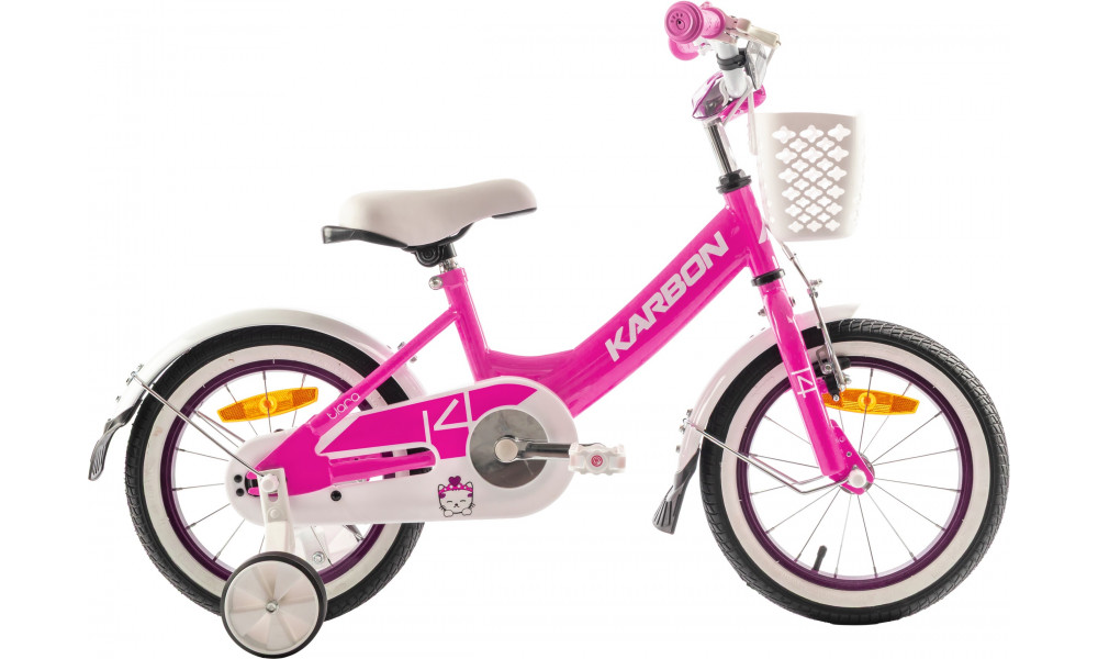 Polkupyörä Karbon Tiara 14 pink - 10