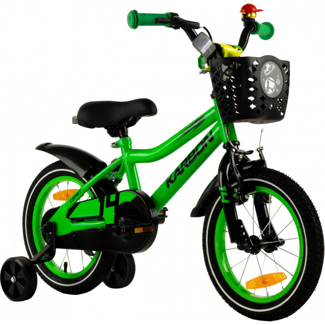 Polkupyörä Karbon Comet 14 green neon