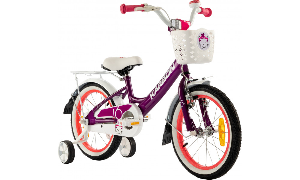 Polkupyörä Karbon Tiara 16 violet - 1