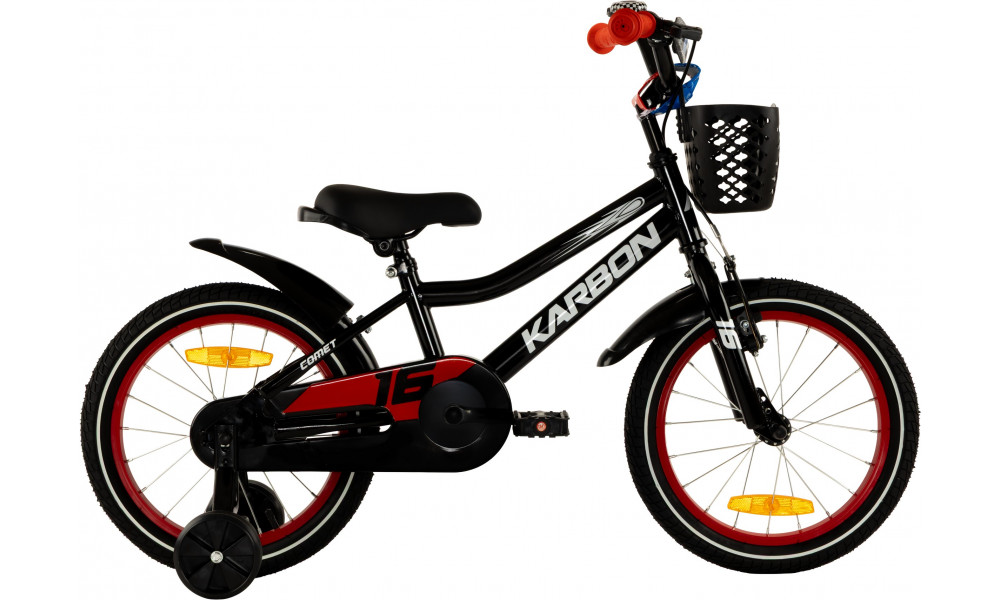 Polkupyörä Karbon Comet 16 black - 17