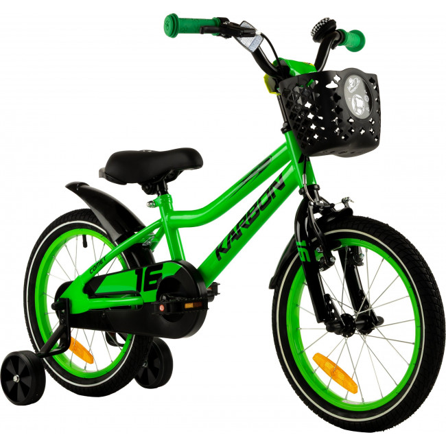 Polkupyörä Karbon Comet 16 green neon