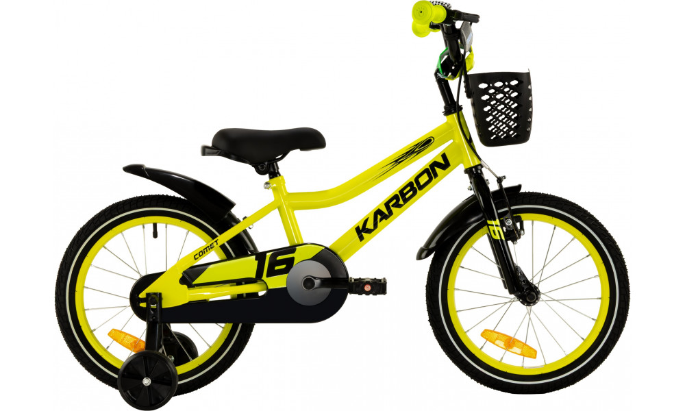 Polkupyörä Karbon Comet 16 lime - 9