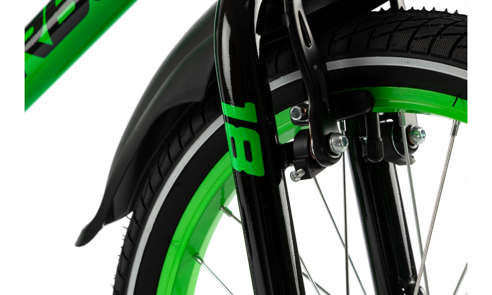 Polkupyörä Karbon Comet 18 green neon - 4