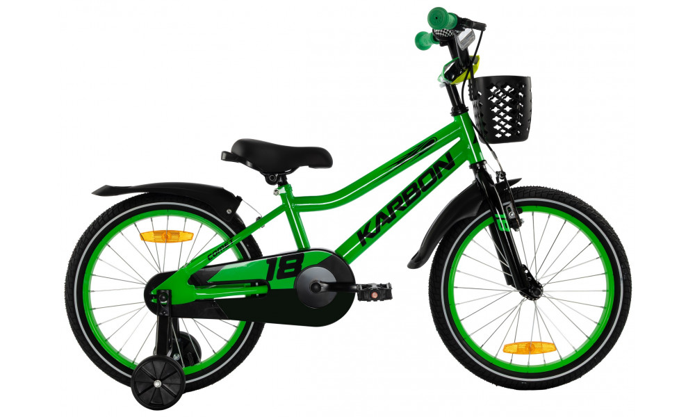 Polkupyörä Karbon Comet 18 green neon - 9