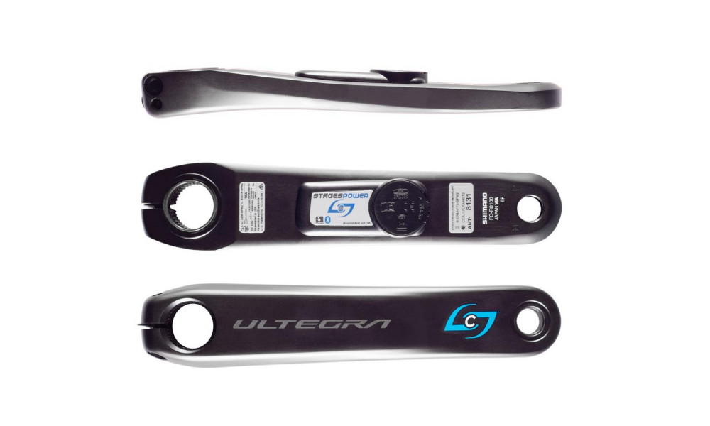 Vasen voimamittarikampi Stages Power L Shimano Ultegra R8100 (U81L) 