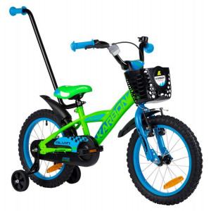 Polkupyörä Karbon Alvin 16 green-blue