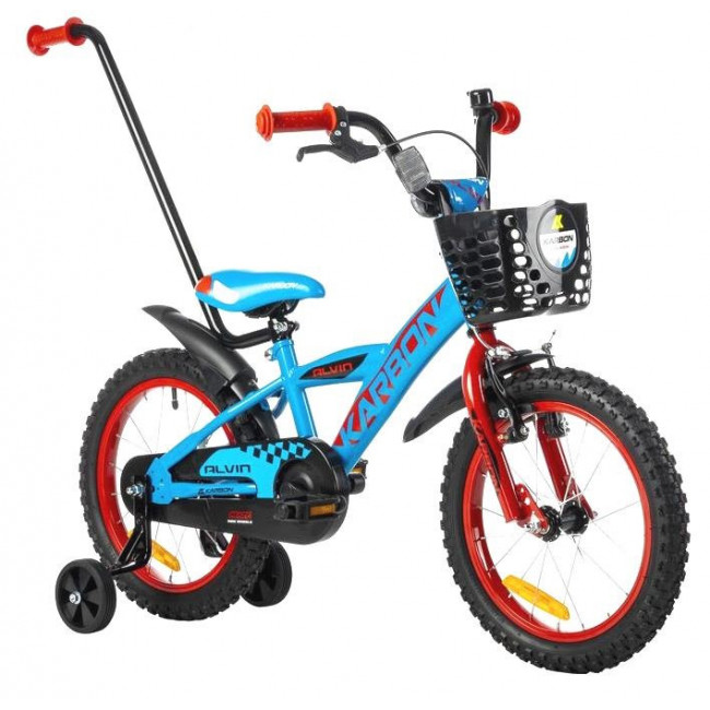 Polkupyörä Karbon Alvin 18 blue-red