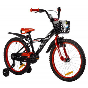 Polkupyörä Karbon Alvin 20 black-red