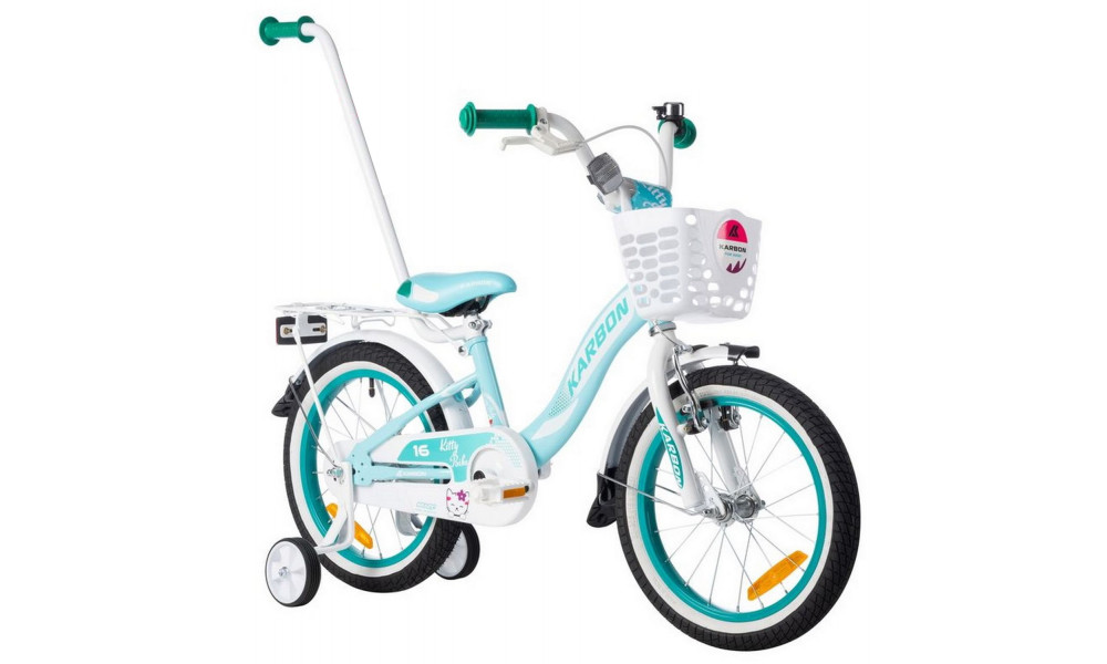 Polkupyörä Karbon Kitty 16 turquoise-white - 16