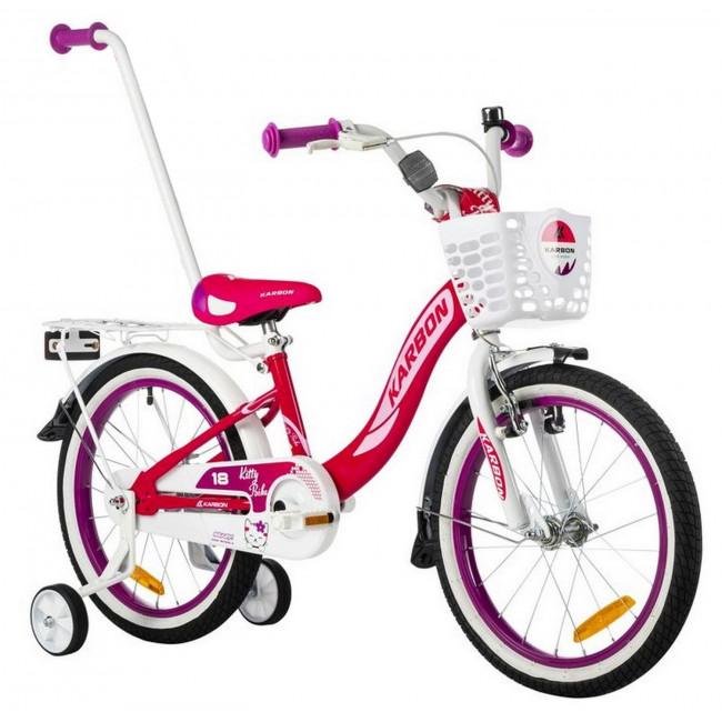 Polkupyörä Karbon Kitty 18 pink-white