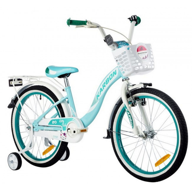 Polkupyörä Karbon Kitty 20 turquoise-white